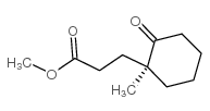 (S)-(-)-2-(2-碳甲氧基乙基)-2-甲基环己酮结构式