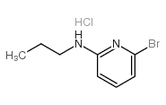 6-溴-2-丙基氨基吡啶盐酸盐结构式