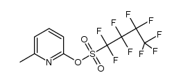 6-methylpyridin-2-yl 1,1,2,2,3,3,4,4,4-nonafluorobutane-1-sulfonate Structure