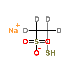 美司那-d4(可能包含高达10％的二硫化物)结构式
