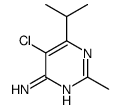 5-chloro-2-methyl-6-propan-2-ylpyrimidin-4-amine Structure
