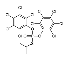 1,2,3,4,5-pentachloro-6-[(2,3,4,5,6-pentachlorophenoxy)-propan-2-ylsulfanylphosphoryl]oxybenzene Structure