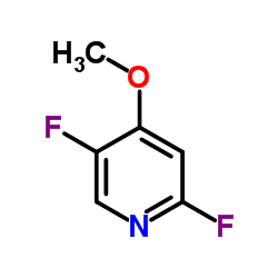 2,5-Difluoro-4-methoxypyridine结构式