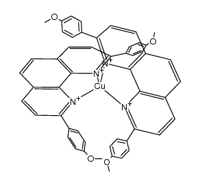{Cu(0)(2,9-di-p-anisyl-1,10-phenanthroline)2} Structure