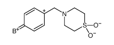 [4-[(1,1-dioxo-1,4-thiazinan-4-yl)methyl]phenyl]boron Structure