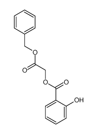 2-hydroxy-benzoic acid benzyloxy carbonyl methyl ester Structure