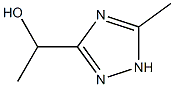 1-(3-甲基-1H-1,2,4-三唑-5-基)乙烷-1-醇结构式