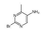 2-溴-4-甲基嘧啶-5-胺结构式
