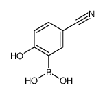 5-氰基-2-羟基苯硼酸结构式