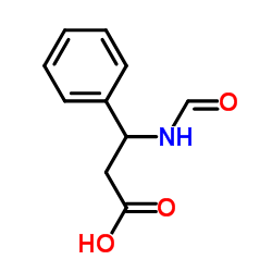 3-甲酰基氨基-3-苯丙酸结构式