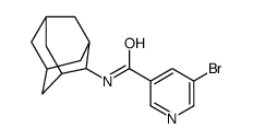 N-(2-adamantyl)-5-bromopyridine-3-carboxamide Structure