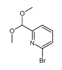 2-bromo-6-(dimethoxymethyl)pyridine Structure