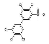 1,2-dichloro-3-methylsulfonyl-5-(3,4,5-trichlorophenyl)benzene Structure