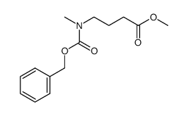 methyl N-methyl-N-Z-4-aminobutyrate结构式