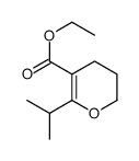 ethyl 6-propan-2-yl-3,4-dihydro-2H-pyran-5-carboxylate结构式