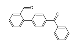 4'-benzoyl-[1,1'-biphenyl]-2-carbaldehyde结构式