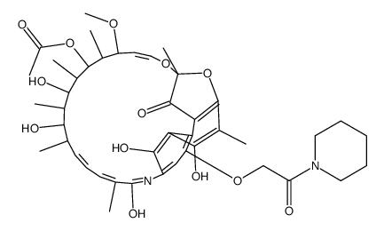 Rifamycin B piperidide结构式