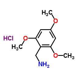 2,4,6-三甲氧基苄胺盐酸盐结构式