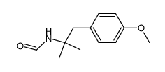 N-[2-(4-methoxy-phenyl)-1,1-dimethyl-ethyl]-formamide Structure