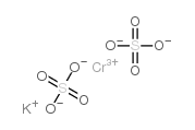chromium potassium sulfate Structure