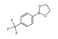 2-[4-(Trifluoromethyl)phenyl]-1,3,2-dioxaborolane结构式