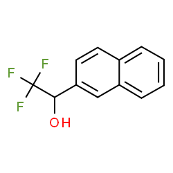 2,2,2-Trifluoro-1-(naphthalen-2-yl)ethan-1-ol Structure