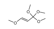 trimethyl trans-3-methoxyorthoacrylate Structure