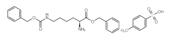 N-Benzyloxycarbonyl-L-lysine benzyl ester p-toluenesulfonate Structure
