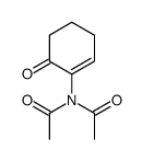 N-acetyl-N-(6-oxocyclohexen-1-yl)acetamide Structure