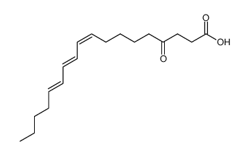 (9Z,11E,13E)-4-Oxooctadeca-9,11,13-trienoic acid结构式