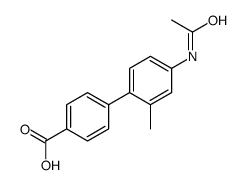 4-(4-acetamido-2-methylphenyl)benzoic acid Structure