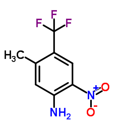 5-Methyl-2-nitro-4-(trifluoromethyl)aniline结构式
