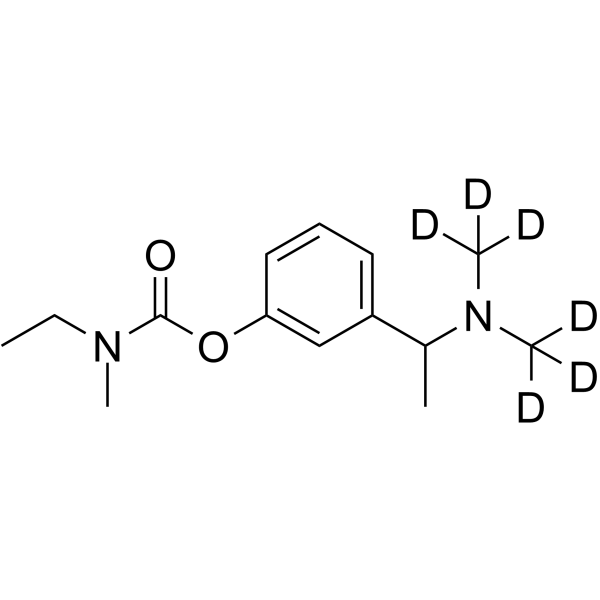 (rac)-Rivastigmine-d6结构式