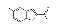5-碘苯并[b]噻吩-2-羧酸结构式