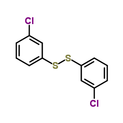 Bis(3-chlorophenyl) disulfide Structure