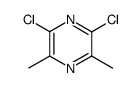 2,6-Dichloro-3,5-dimethylpyrazine结构式
