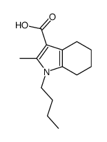 1-butyl-2-methyl-4,5,6,7-tetrahydroindole-3-carboxylic acid结构式
