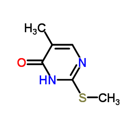 5-Methyl-2-(methylsulfanyl)-4(1H)-pyrimidinone structure