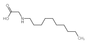 Glycine, N-decyl-结构式