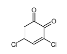 3,5-dichlorocyclohexa-3,5-diene-1,2-dione Structure
