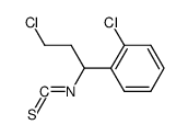 1-chloro-2-(3-chloro-1-isothiocyanato-propyl)-benzene Structure