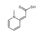 1-methyl-2-(dithiocarboxymethylene)-1,2-dihydropyridine Structure