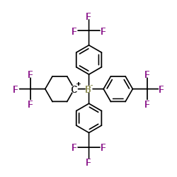 Borate(1-),tetrakis[4-(trifluoromethyl)phenyl]-, sodium (9CI) Structure