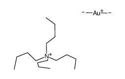tetrabutylammonium dimethylaurate(I) Structure