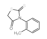 4-Thiazolidinone,3-(2-methylphenyl)-2-thioxo-结构式