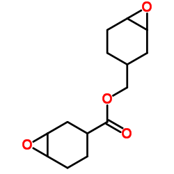 3,4-环氧环己基甲基 3,4-环氧环己基甲酸酯结构式