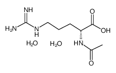 N-乙酰基-D-精氨酸二水合物结构式