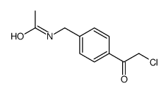 N-(4-(2-氯乙酰基)苄基)乙酰胺结构式