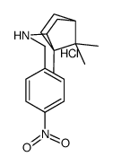 (4-nitrophenyl)methyl-(4,7,7-trimethyl-3-bicyclo[2.2.1]heptanyl)azanium,chloride Structure