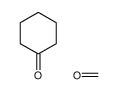Cyclohexanone-formaldehyde (1:1) Structure